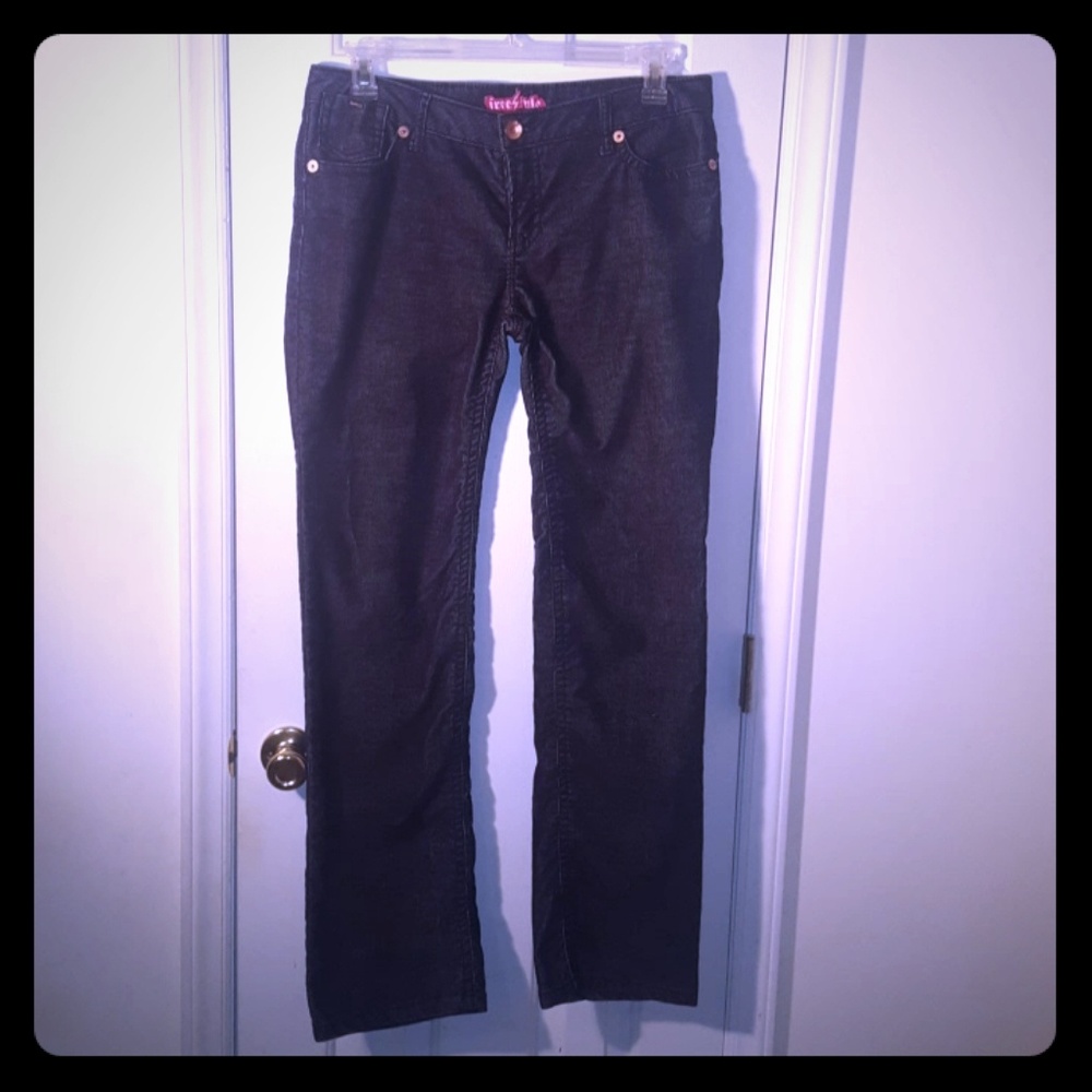 Freestyle Black Corduroy Pants